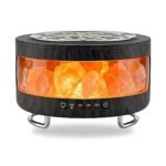 Ultrasonic Flame Essential Oil Diffuser with Himalayan Salt